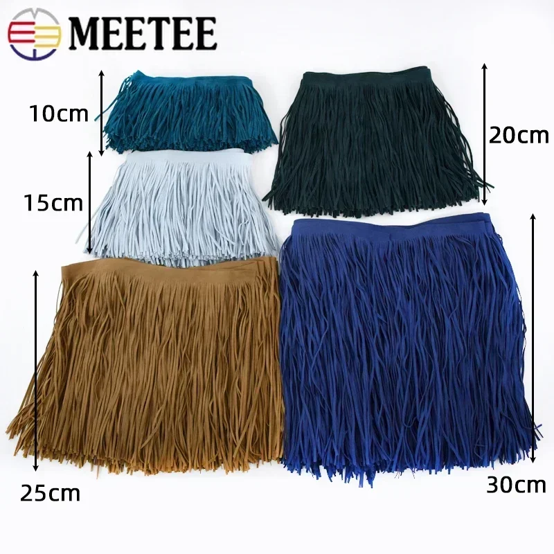 2Meters 10-30cm Suede Tassel Fringe for Clothes Dress Fringes Trim Decoration Lace Bag Ribbon Fabric Curtain Sewing Accessories tassel fringe tassel decoration tassel accessories tassel trim mini tassels bookmark tassels silky floss tassels leather tassels fluorescent tassels