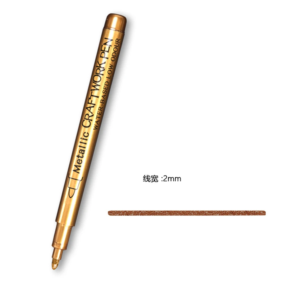 Permanent marker pen Metallic Waterproof Permanent Marker Pens