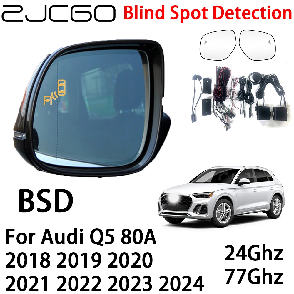 ZJCGO Car BSD Radar Warning System Blind Spot Detection Safety Driving Alert for Audi Q5 80A