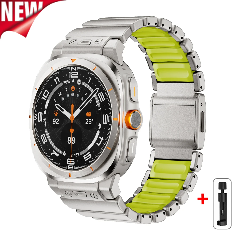 Luxury Magnetic Metal Band - Fashionable & Durable Adjustable Replacement Accessory Set