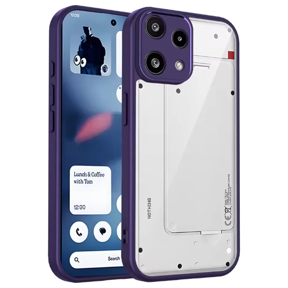Clear Matte Shockproof Silicone Bumper Case