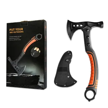 Lightweight Shock-Absorbing Axe, Steel Blade, Outdoor Camping, Tree Cutting, Woodworking, Firefighting, Mountain Cutting Axe 1