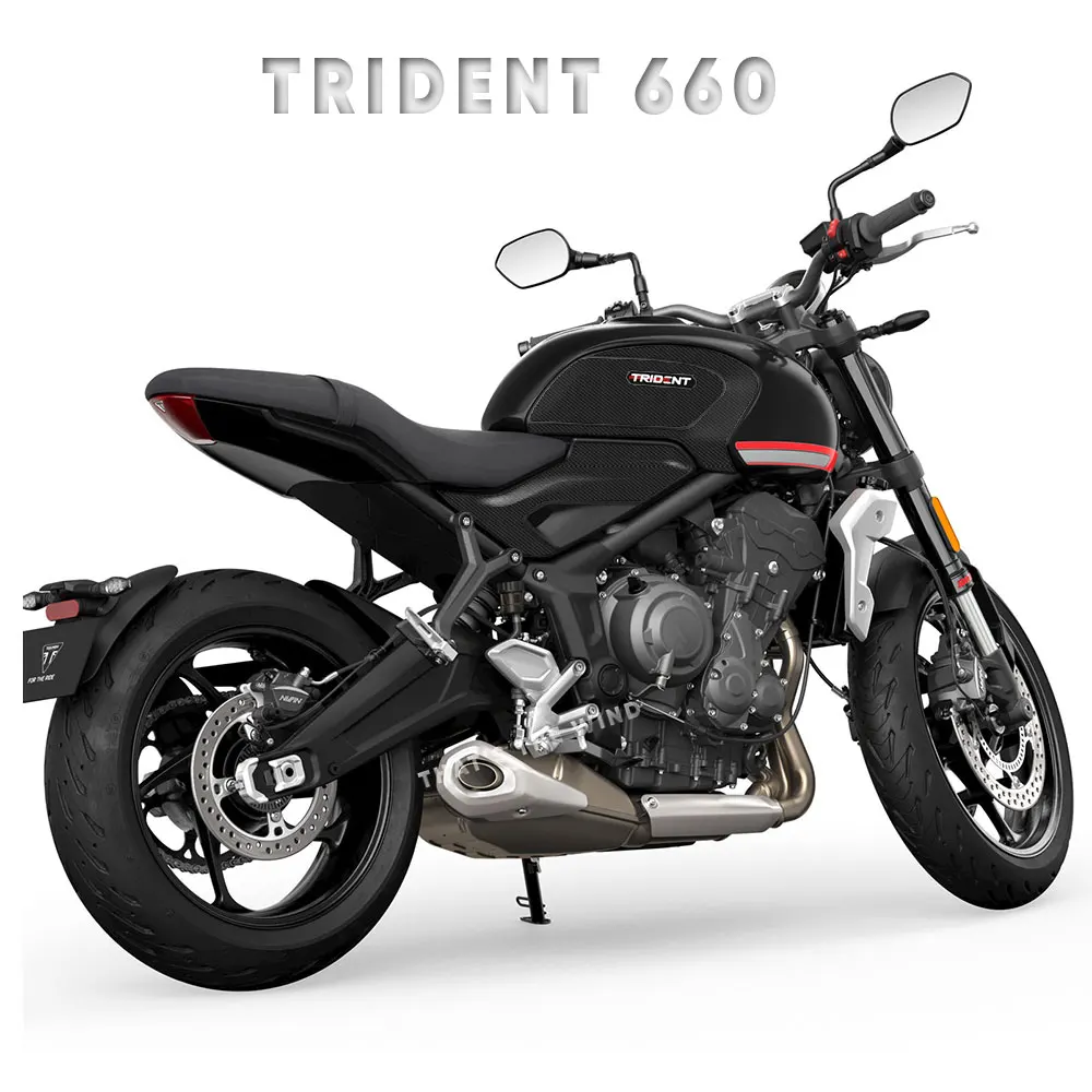 электросамокат iconbit trident x10 3D Carbon Sticker For Trident 660 Trident660 2021 - Motorcycle Tank Pad Decal Kit