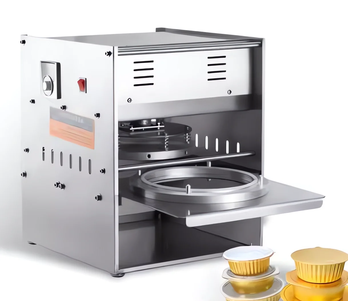 Professional Semi-auto Coffee Pod Lid Heat Sealer Coffee Capsule Sealing Machine