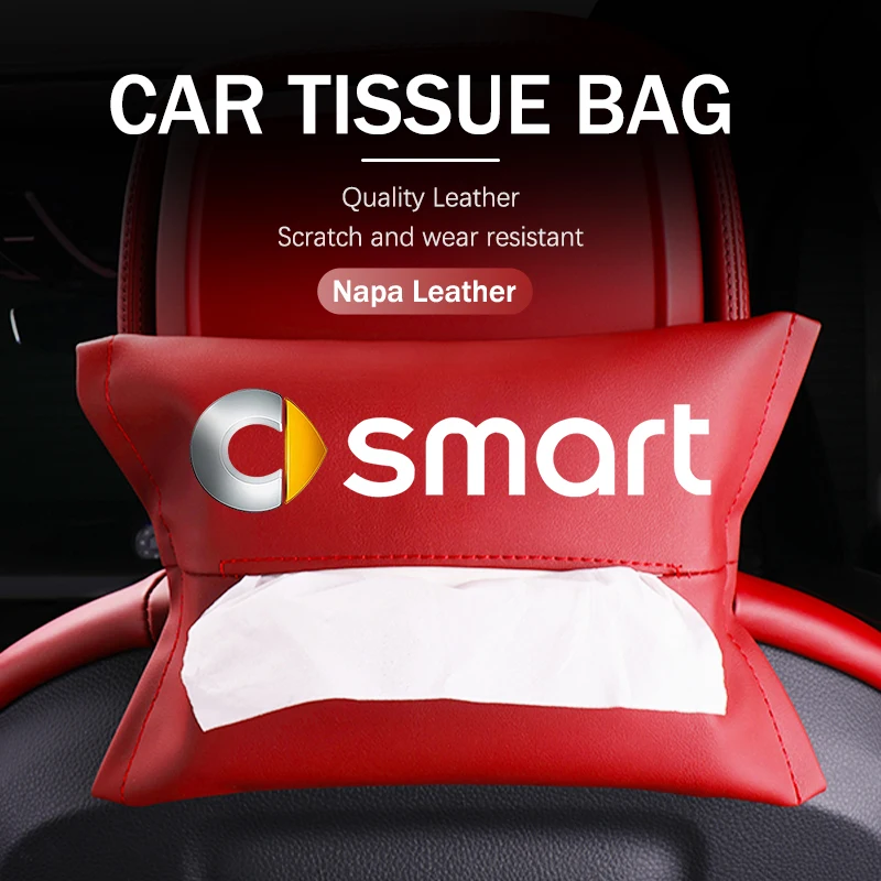 스마트 자동차 인테리어 팔걸이 티슈 박스 냅킨 박스 보관 가방 액세서리 Cabrio Forspeed ROADSTER City-Coupe 452 454