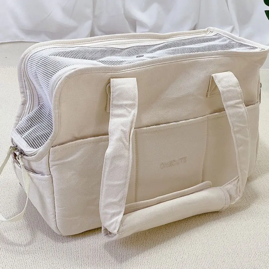 Puppy Dog Bag Portable Pet Carrier Bag One-shoulder Mat Breathable 4KG Load Without Mat Outdoor Transport