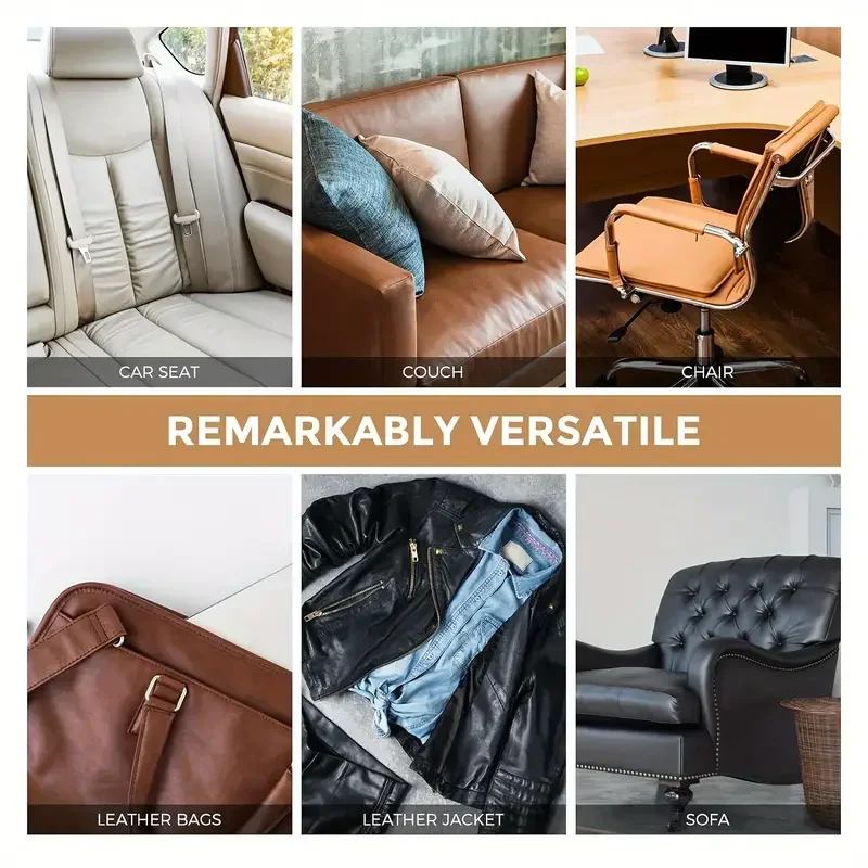 Leather Repair Patches Self-adhesive PVC Leather Fabric Stickers For Car Interior Sofa Home Refurbishment
