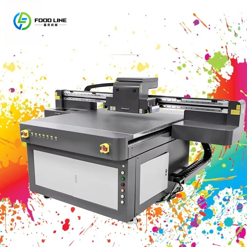Stampante Digitale UV Flatbed 1313 per Grandi Formati, Macchina per Stampa su Ceramica, Vetro e Metallo Personalizzata - immagine 4