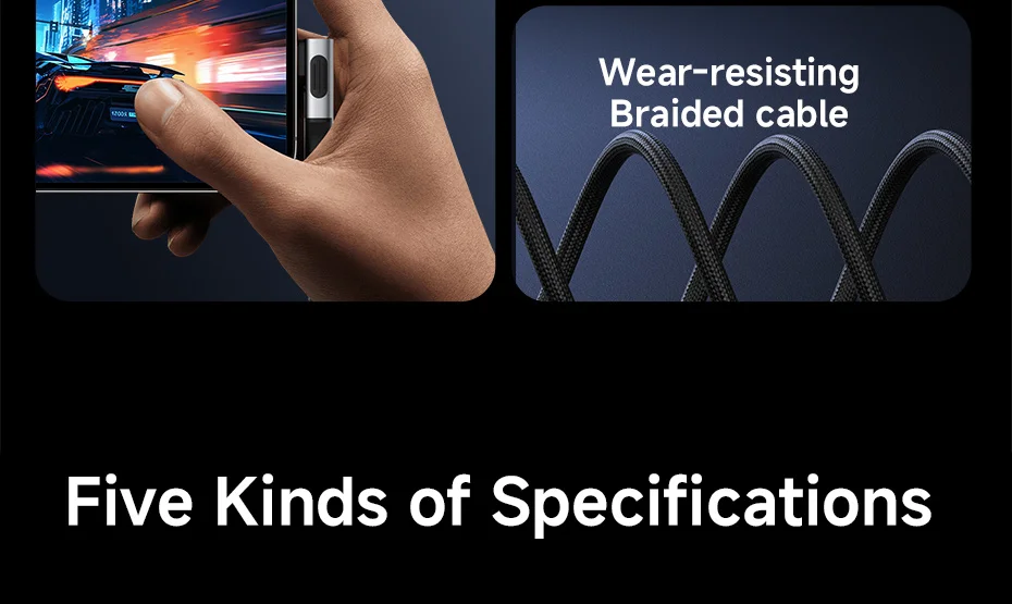 Hagibis USB4 USB-C Cable 80Gbps 240W Right Angle 8K