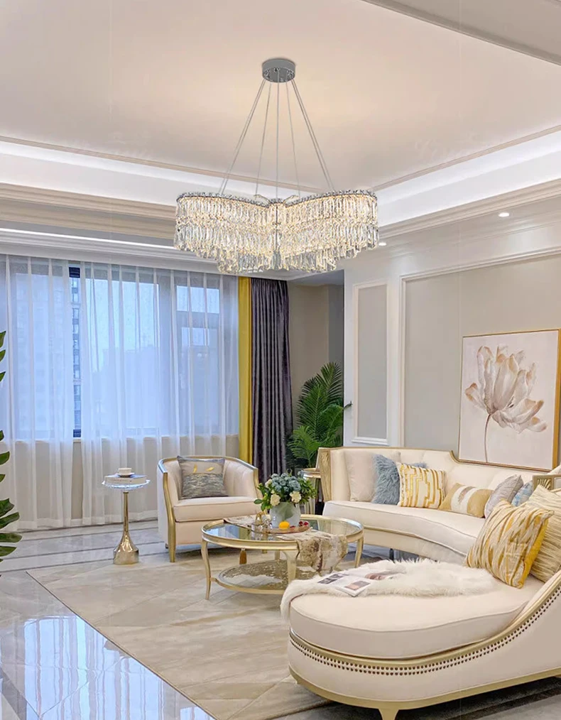 Description Picture 4 of itemhome decorationPendant lights, luxury crystal living room chandelier, dining room Pendant lamp, ceiling light, indoor lighting