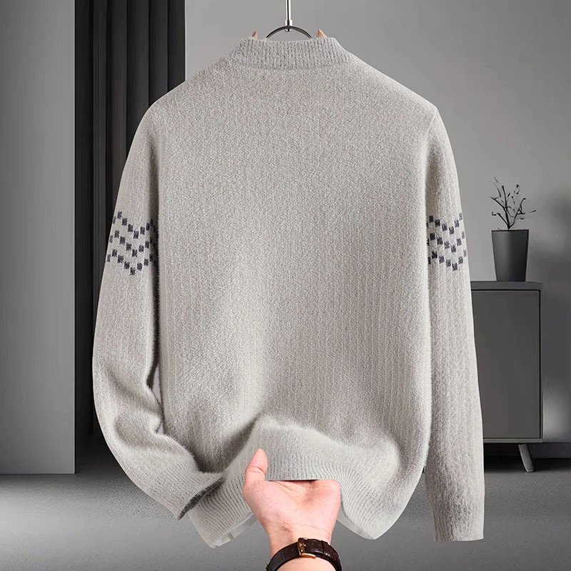 Autumn/Winter New Casual Cardigan Sweater High Quality Retro Fashion Design Versatile Knitted Sweater Comfortable and Warm