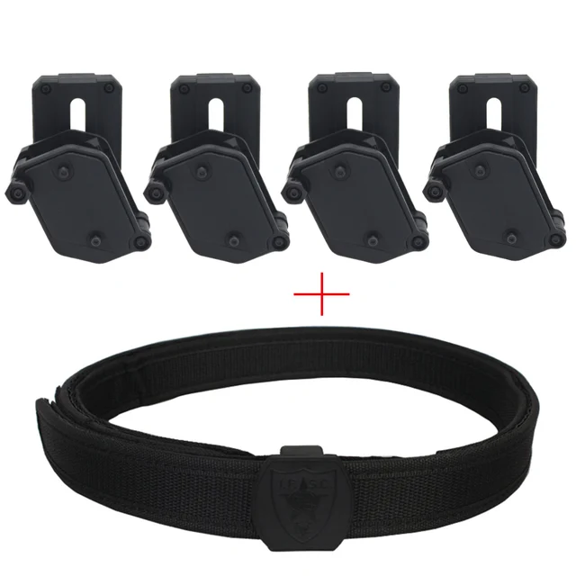VULPO IPSC Belt & Left Right Speed Magazine Pouch Set Airsoft Competition Shooting Belt And Multi-Angle Rotation Mag Pouch VULPO IPSC Belt & Left Right Speed Magazine Pouch Set Airsoft Competition Shooting Belt And Multi-Angle Rotation Mag Pouch