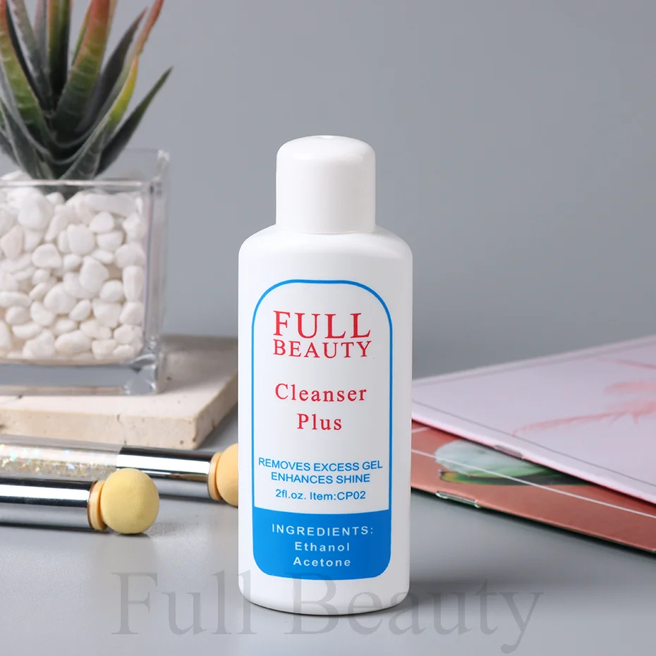Nail Polish Remover Nails Cleanser Extension Glues Fake Nail Remover Tool Degreaser Liquid UV Gel Polish Excess Brush Clean False Nail Sticky Layer