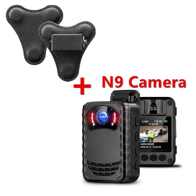 BOBLOV N9 Body camera IR Night Vision Body Mounted Camera DVR Video Recording Mini camera Bodycam Audio Camcorders Magnet Mount 1