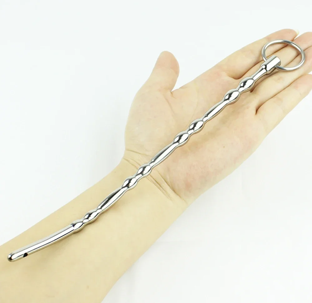 NEW 240mm Long Urethral Sound toys Stainless steel Penis Plug Stretching Male Chastity Device Urethral Dilators Sex Toys bdsm