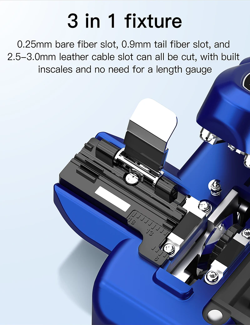 VD-1 One-step Fiber Cleaver Fully Automatic Fiber Optic Cutter FTTH Tool Optical
