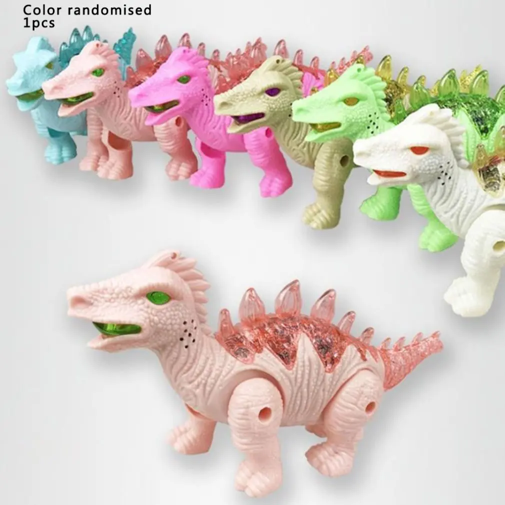 

Electric Toy Walking Dinosaur Robot With Light Sound Plastic Dinosaurs With Rope Toys Kids Halloween Christmas Gift