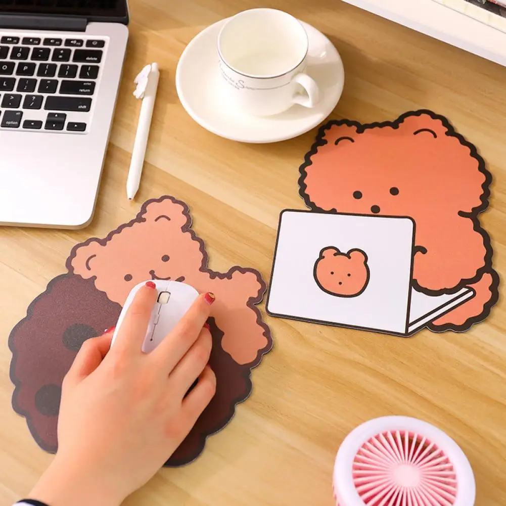 Lovely Pad Mat Waterproof Cute Bear Animal Mouse Desk Big Pads Office Home Decoration Cup Antislip Girls Boys Room 4sheets lovely vintage italy style folding stamps stickers diy multifunction sticker label home decoration