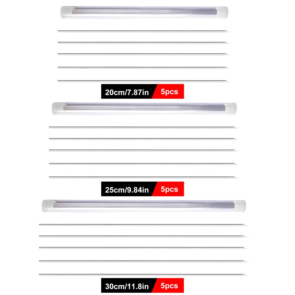 5Pcs Earthworm Hooking Needle Worm Baiting Needle Easy To Use Hollow Earthworm Hook Needle Fishing Baiting Tool for Carp Fishing