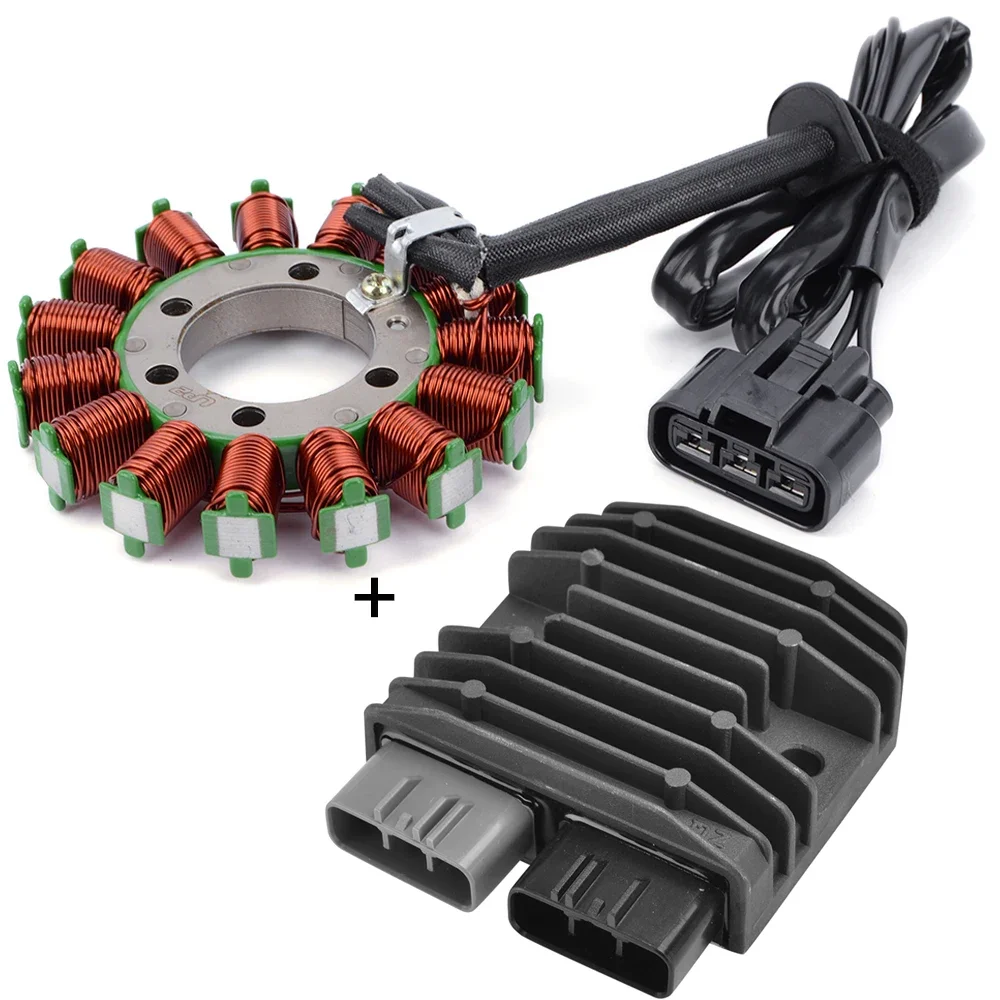 Motorcycle regulator rectifier Motorcycle Stator coil + Voltage Regulator For BMW