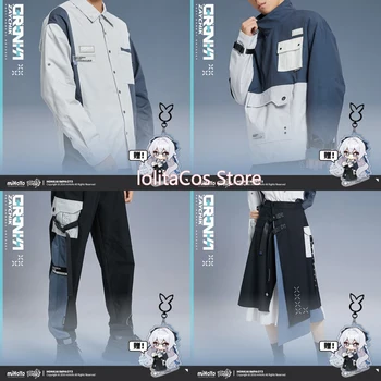 Модный короткий тренчкот для косплея по мотивам игры Honkai Impact 3, Броня зайчик, серебряное крыло, стиль унисекс, повседневная юбка-брюки