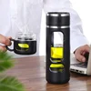 520ML Tea Water Bottle With Tea Filter High Borosilicate Glass Tea Water Separation Water Cup Portable Filtering Bottle Tumbler 5