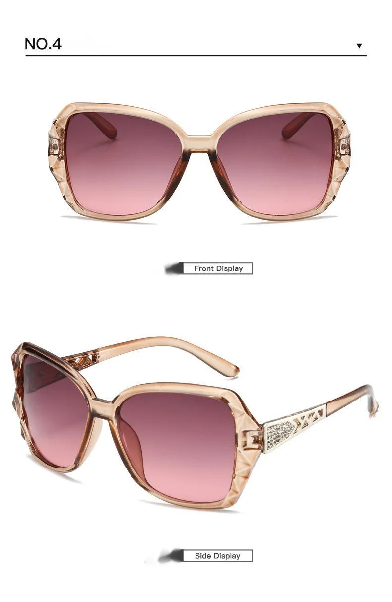 Nouvelles lunettes de soleil les plus vendues, lunettes de soleil à la mode européenne et américaine, lunettes de soleil rétro à grande monture pour femmes, lunettes de soleil célèbres sur Internet_voghion.com