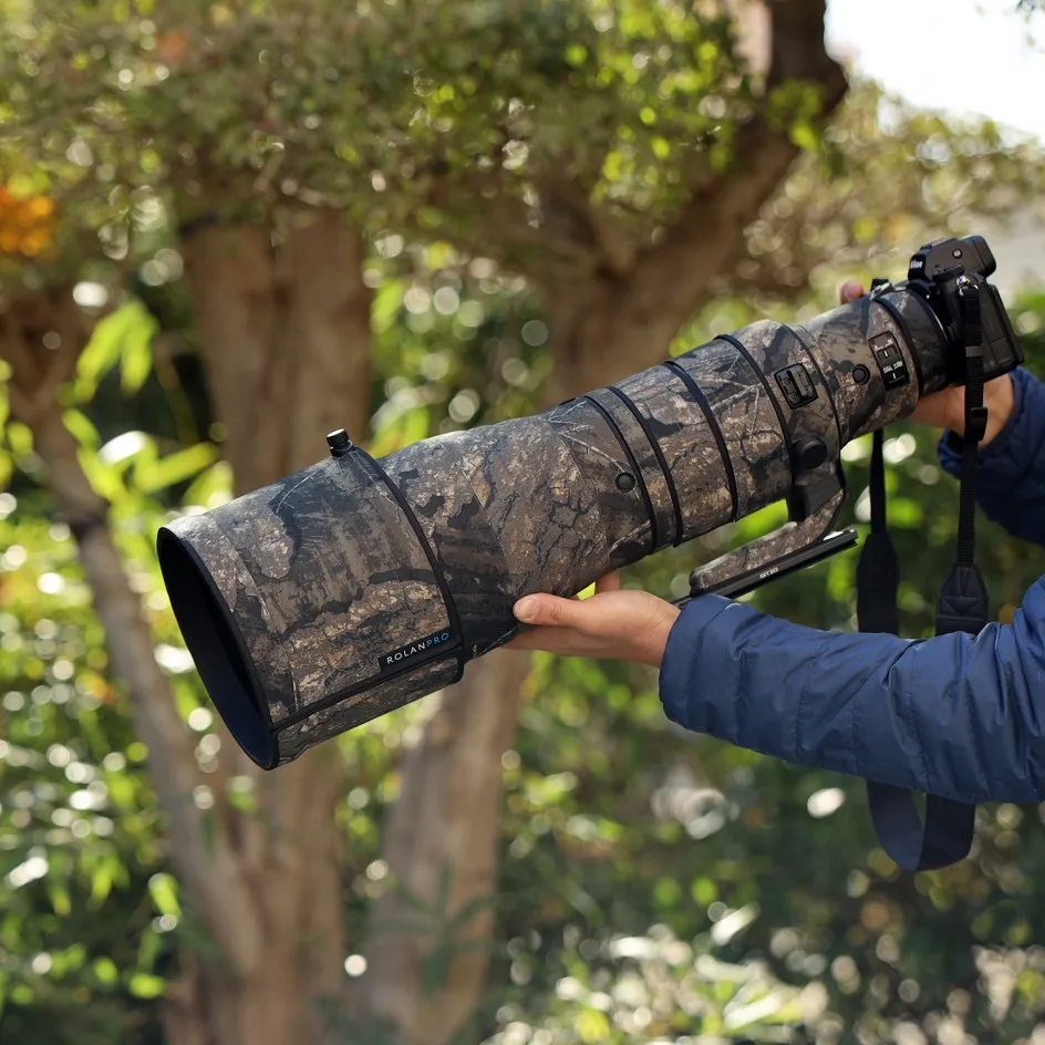 ROLANPRO Wasserdichte Objektiv Camouflage Mantel Für Nikon Z 600mm F4 TC VR S Regen Abdeckung Schutzhülle Für NIKKOR Z600 F/4 Pistolen Fall – Detail 15