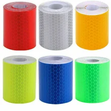 

5CM*300CM Reflective Safety Car Warning Conspicuity Roll Tape Film Sticker Car Accessories Reflective Sticker Decoration