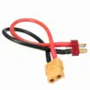 14AWG XT60 Female to Deans T-Plug Male Adapter Connector Cable for Lipo Battery RC Quadcopter FPV Car Boat Drone 2