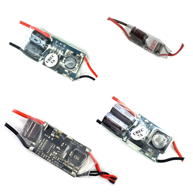 

UBEC 5V BEC Full Shielding Antijamming Switching Regulator For FPV RC Drone Receiver Power Supply