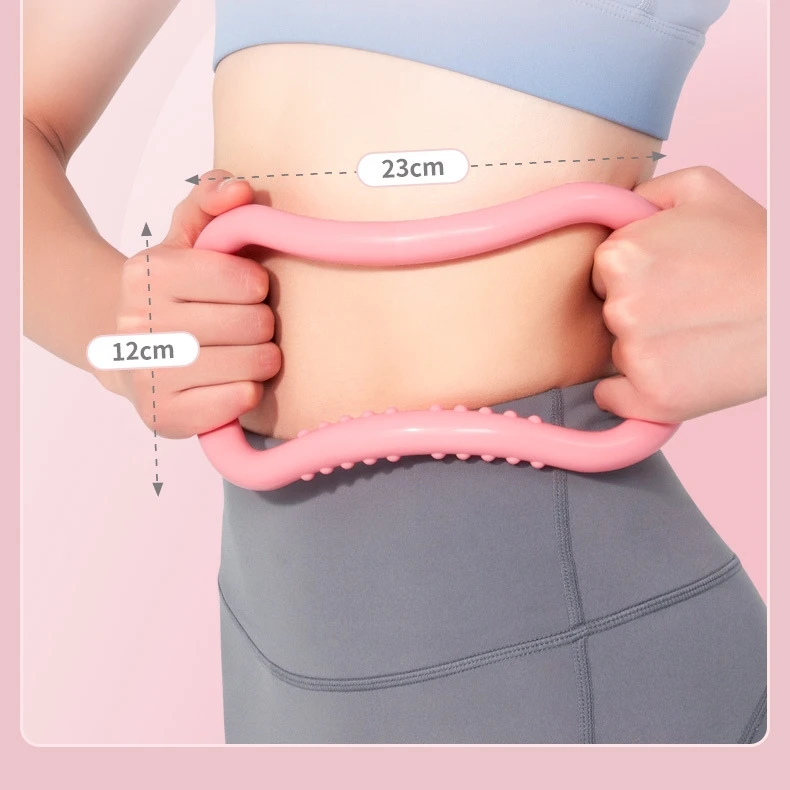 Yoga Pilates Ring After Massage Calf Elastic Neck Yoga Ring Suitable For All Ages PP Material Ergonomic Design
