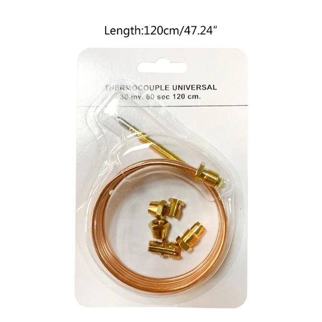 120 Cm -Es Gáz Hőelemszelepek Vízkazánhoz 5Db Rögzített Alkatrész -Kemencével - Image 6