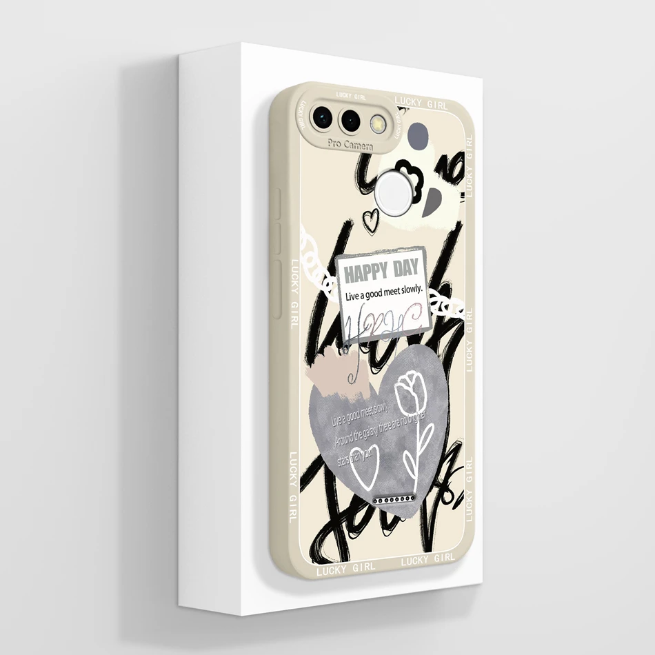 Fun Cartoon Liquid Silicone Phone Case - Full Protection Bumper Cover
