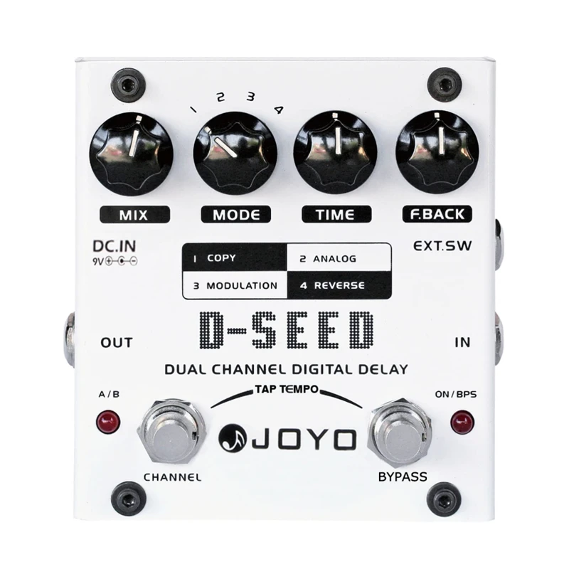 Joyo Dseedi Dual Channel Digital Delay Guitar Effect Pedal Electric