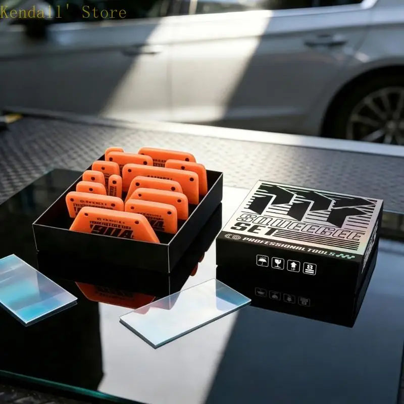3XUB 부드러운 버블 프리 애플리케이션을 위한 인체 공학적 디자인의 고품질 14PCS 차량 랩 도구 키트