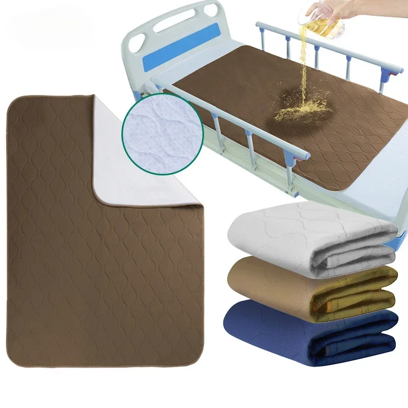 Washable Urine Isolation Pad Long Lying Elderly Incontinence Care Pad Breathable Leak Proof Urine Cushion Cloth Protective Sheet incontinence bed pad