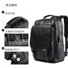 2023 New Fashion Brand Fashion Men's Leather Backpack  Business Leisure Travel Backpack 4
