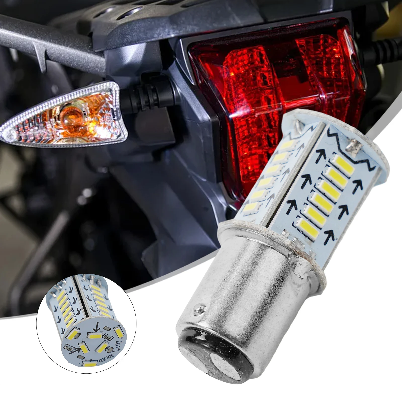 

Car LED Brake Light Direct Replacement Car Accessories DC 12V Rear Brake Sequential Brake Simple Design Strobe High Quality