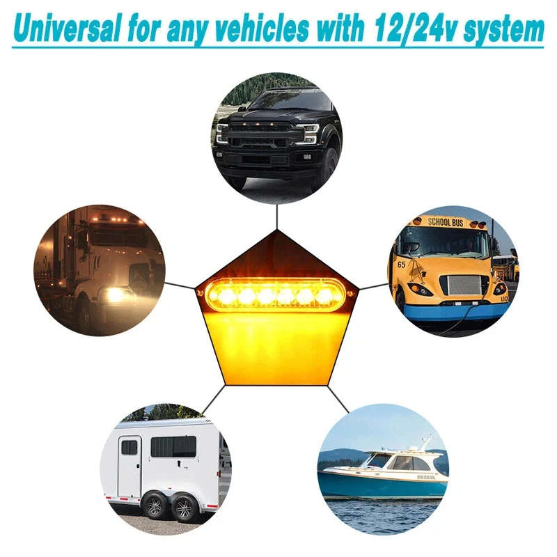      Ʈκ Ŀ Ʈ, ̴ Ʈ  , ڵ Ʈ  , 6LED, 12 V, 24V, 4 