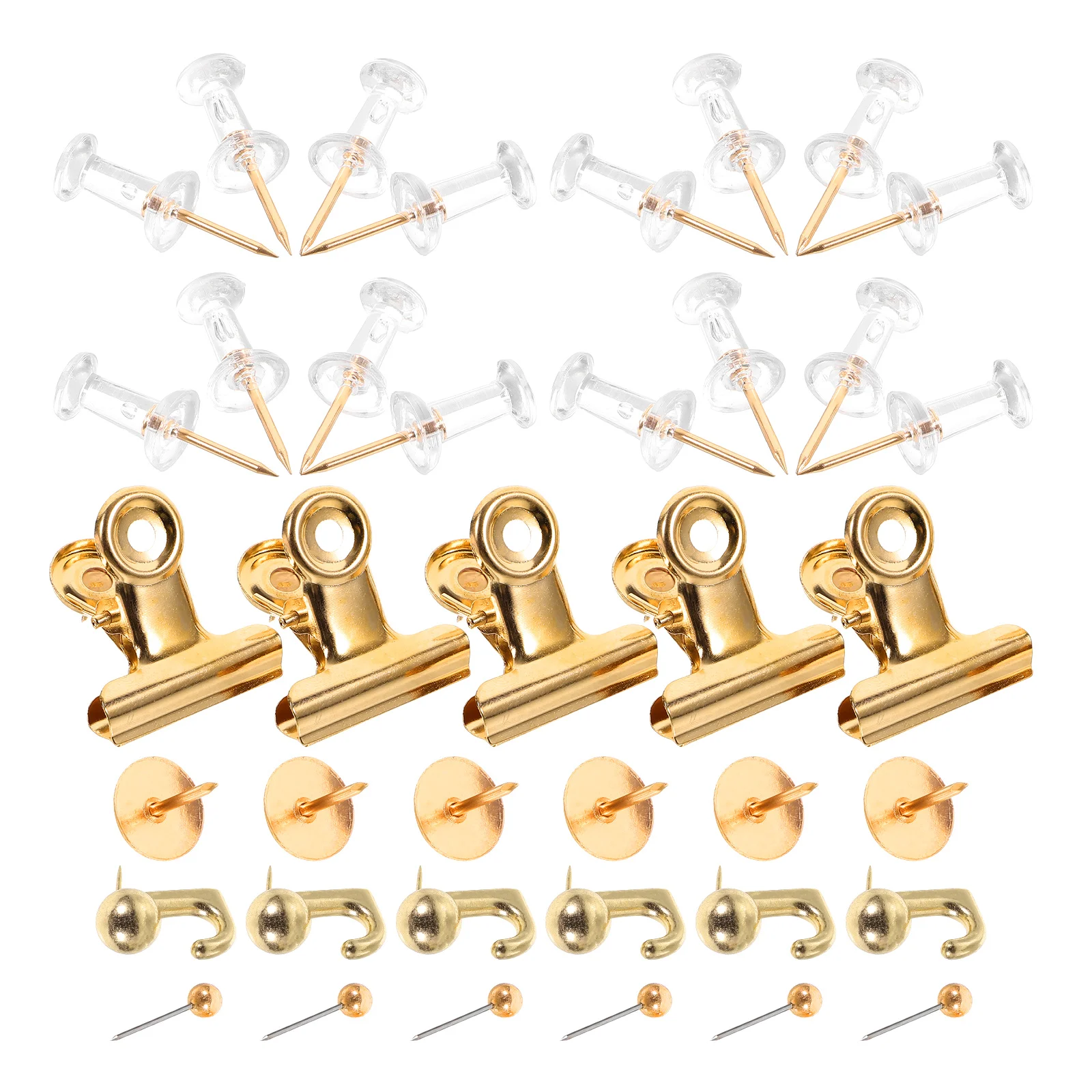 Viking Push Pin Punaises Rond Metaal, kunststof Kleurenassortiment Pak van 200 stuks | Viking Direct NL