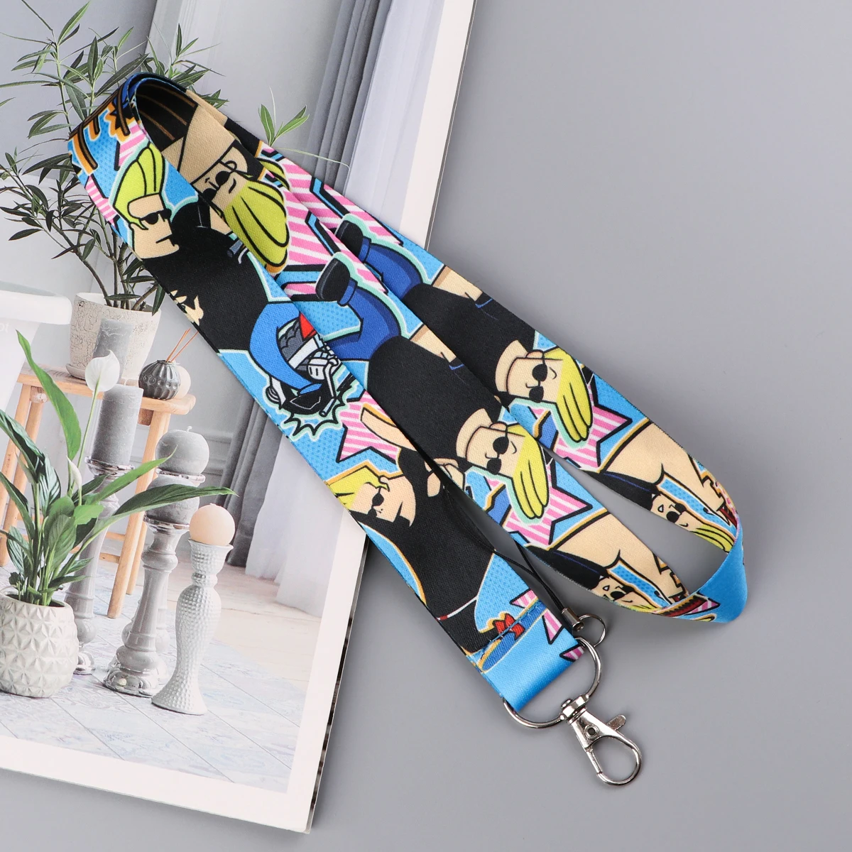 Lustige Animation Lanyard für Schlüssel ID Kredit Bankkarte Abdeckung Abzeichen Halter Telefon Charme Schlüssel Lanyard Schlüsselbund Zubehör – Detail 6