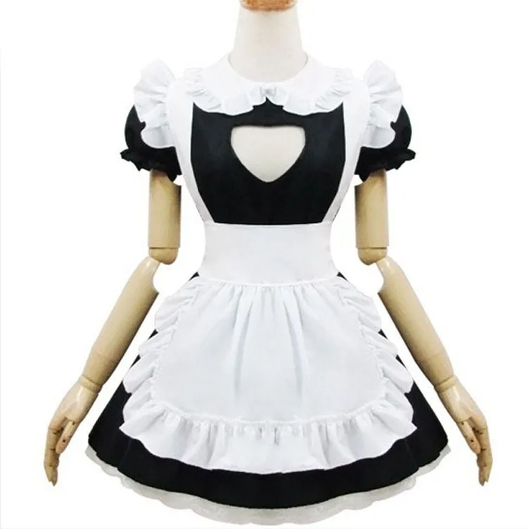 Women Cosplay Costume Bust Open Maid Costume Sexy Cosplay Kitty Outfit for Women