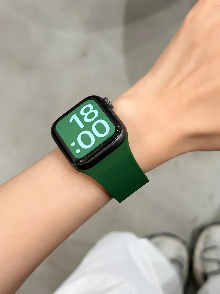 Magnetic Silicone Sport Strap for Apple Watch - 2025 Collection