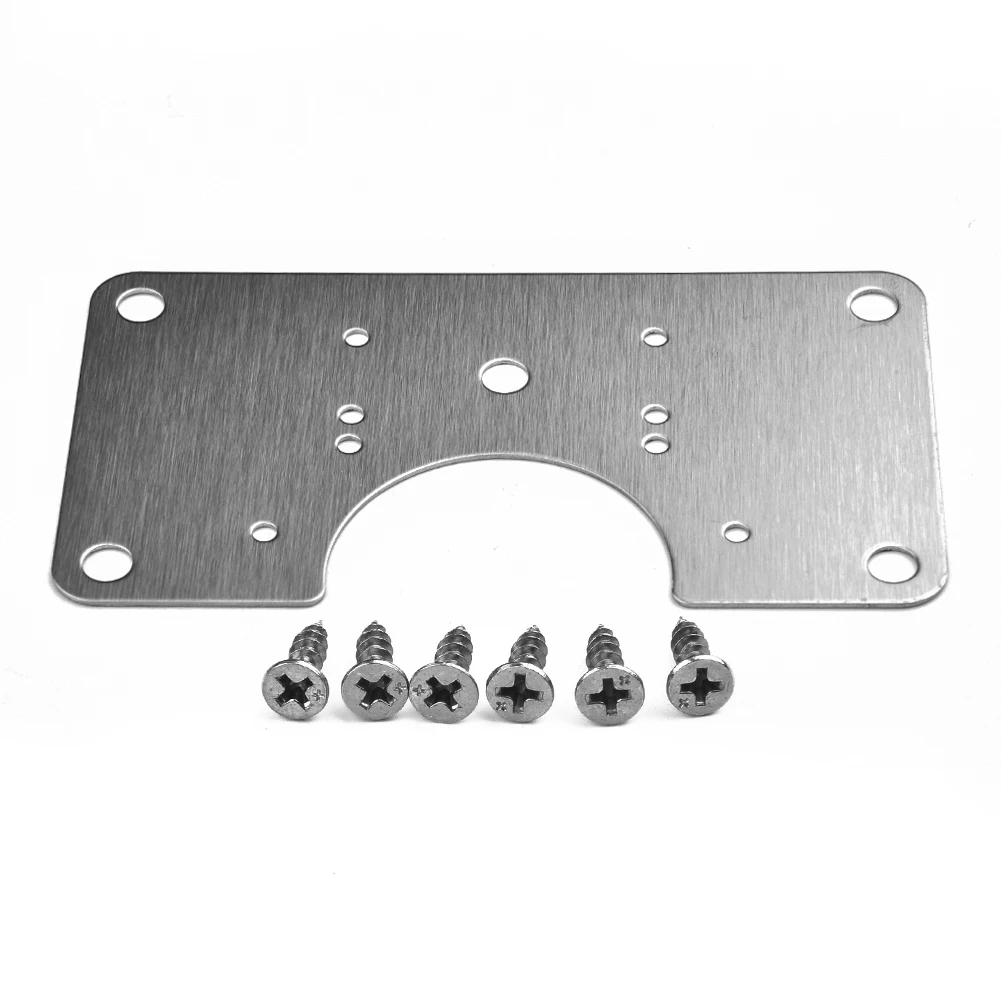

1/4/10Pcs 0.7mm Stainless Steel Hinge Repair Plate 90*50mm With Screws Suitable For Cabinet Door Repair Installer Kitchen
