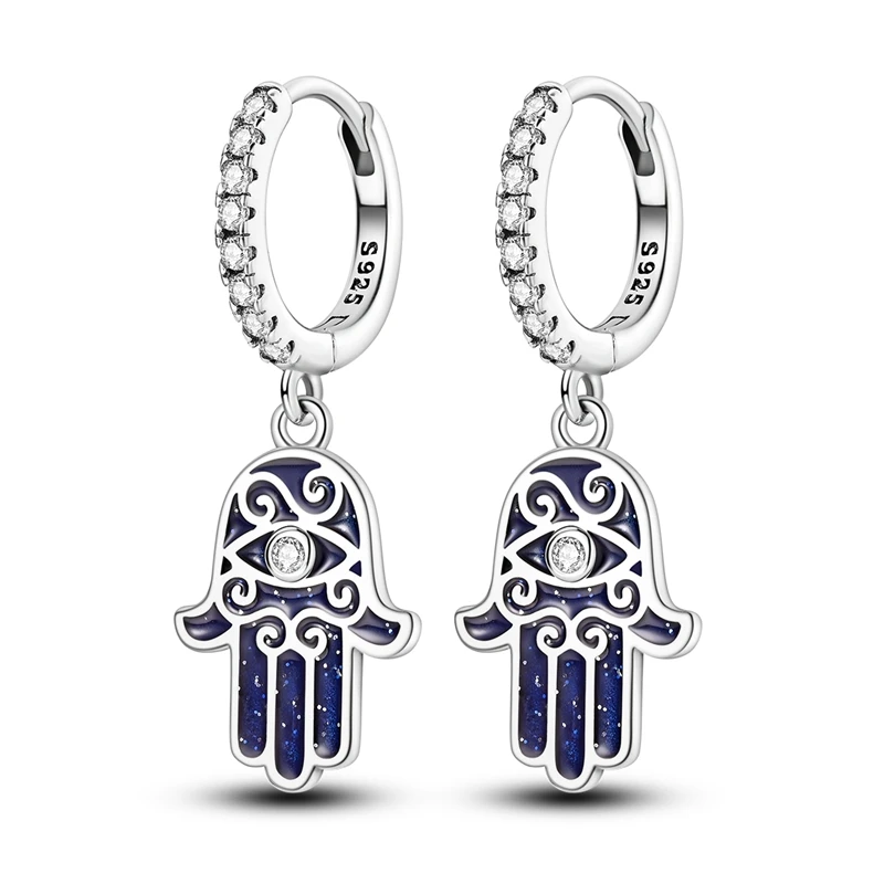 

Женские серьги из серебра 925 пробы, с паве