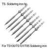 TS101/TS100/T85 Soldering Iron tips Replacement Various models of Tip Electric Soldering Iron Tip K KU I D24 BC2 C4 C1 JL02 1