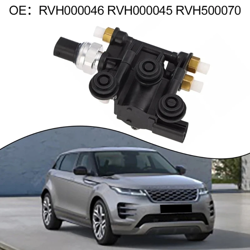 Air Suspension Solenoid Valves Block Replacement Fit for LR3 RVH000046 RVH000045 RVH500070 Enhancing Vehicle Control