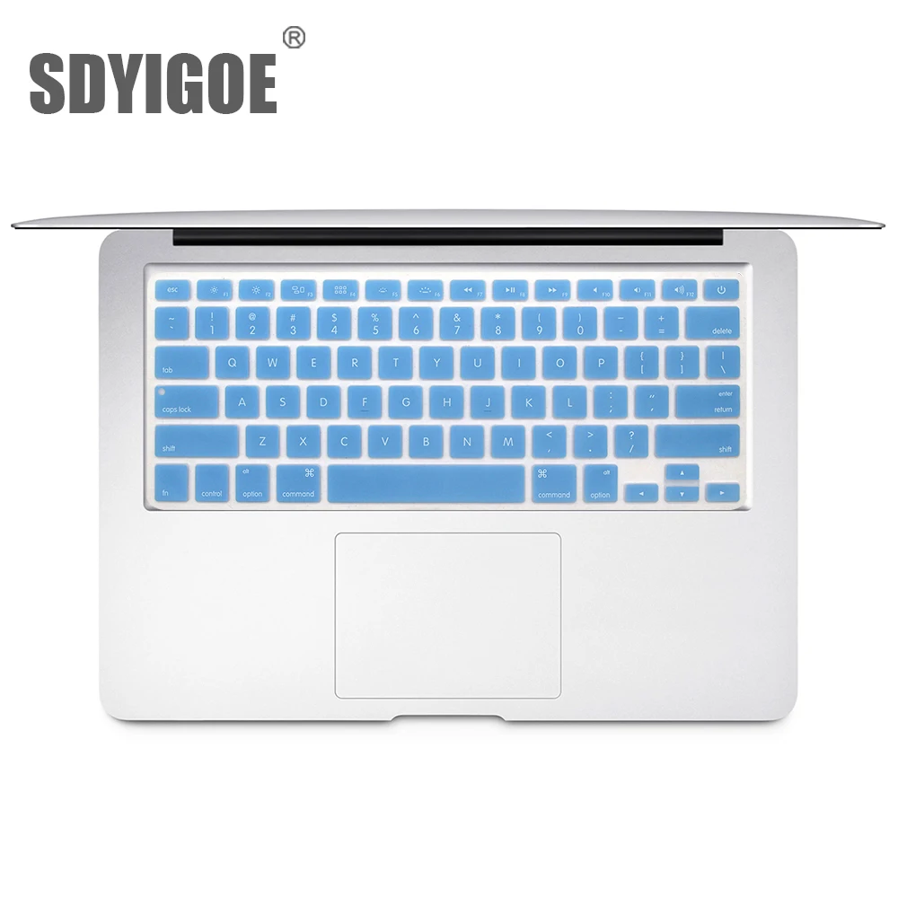Colors English Us/Eu Silicone Keyboard Cover Protector Skin Case For Apple Macbook Air Pro13 15 A1466 A1278 A1502 A1398 Laptop