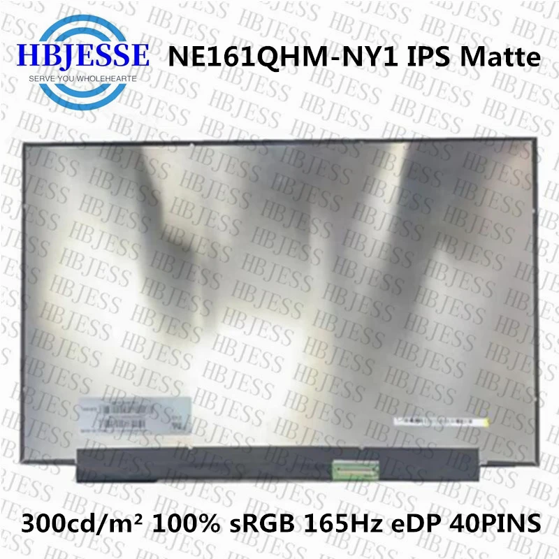 

16.1 QHD2K 165Hz Laptop LCD Screen NE161QHM-NY1 for HP VICTUS 16-e 16Z-E 16-e0090 16-e0103AX Display 2560x1440 M54741-001 40pins